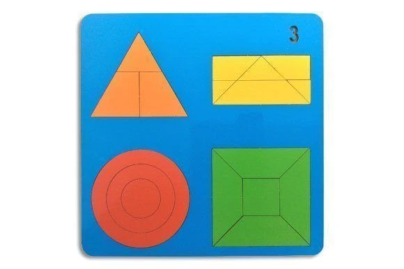 Fun Geometry Game No. 3 - Educational Playset for Kids