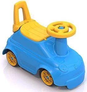 عربة دفع "كروتيشكا" مع مسند ظهر (زرقاء، حمراء)