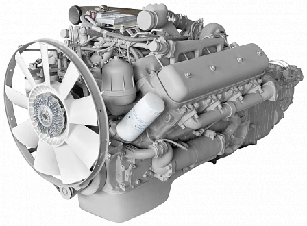 8-Cylinder Diesel Engine with V-Configuration YAMZ-6587