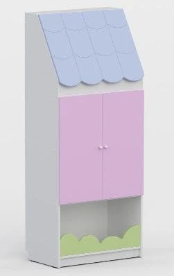 Modular Cabinet Model 3 "Houses" for Preschools