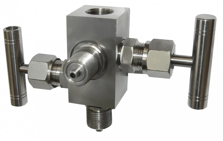 Two-Valve Block 2V for Pressure Measurement Isolation