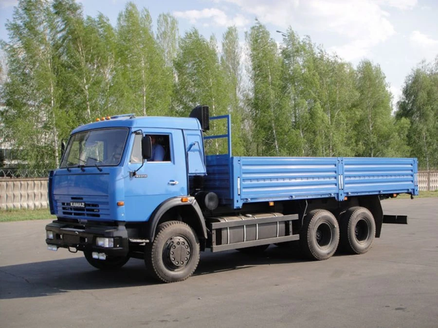 KAMAZ 53215-15 Chassis with Installed Engine (Cabless)