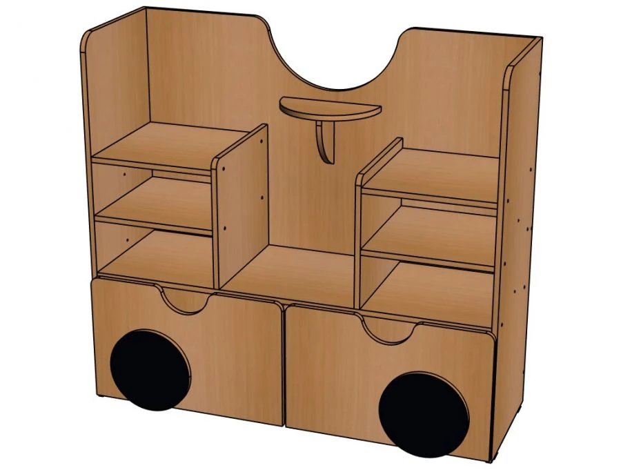 Versatile Shelving Unit "P-3" from "Train Set" / SJ44