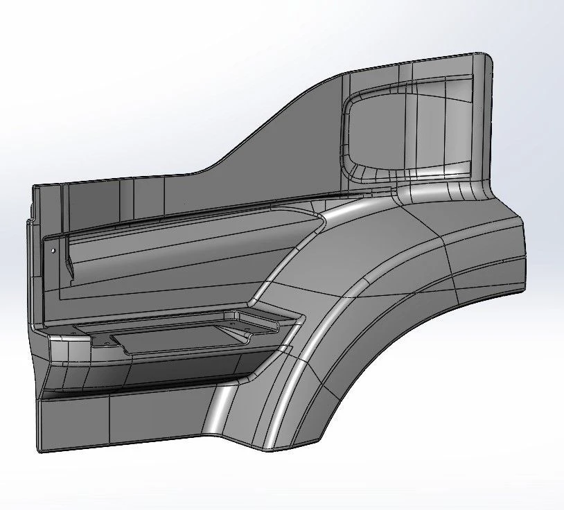 Left Front Wing for KAMAZ Truck 65205-8403017