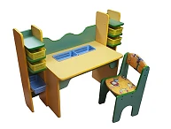 رف زاوية الإبداع مع كرسي DM379