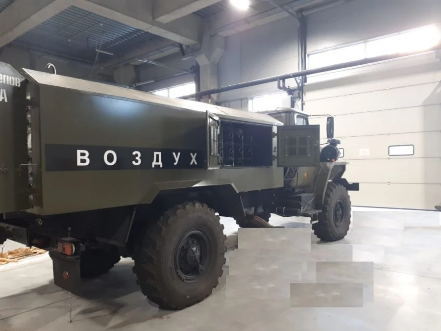 محطة شحن الغاز الموحدة UGS.M-VR على هيكل أورال 43206-1151-71