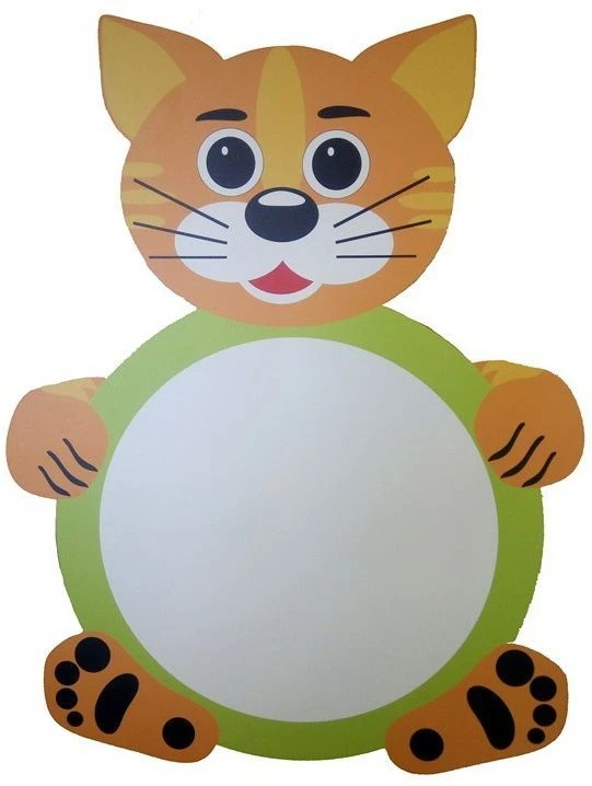 Cat-Shaped Mirror for Home and Preschool Use, Model M07