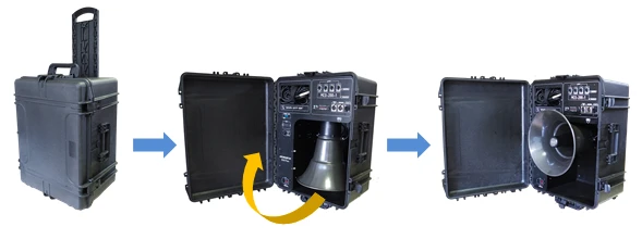Mobile Radio Broadcasting and Alert System MSO-200-1