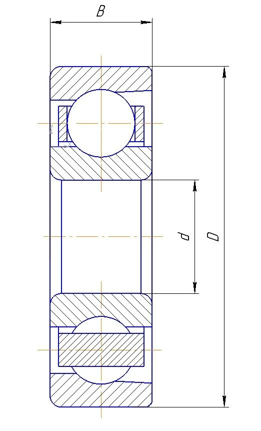Rolling Bearing 6-46304Р-ЕТУ 100/3