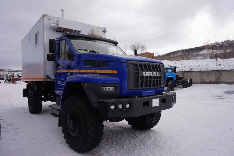 Special Van on Ural 43206-6151-71 Chassis for Cargo Transportation