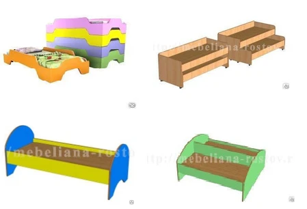 سرير أطفال - خيارات فردية، مزدوجة، بطابقين، وقابلة للتكديس