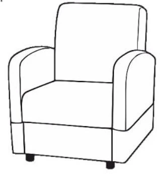 Wooden Armchair with Custom Design