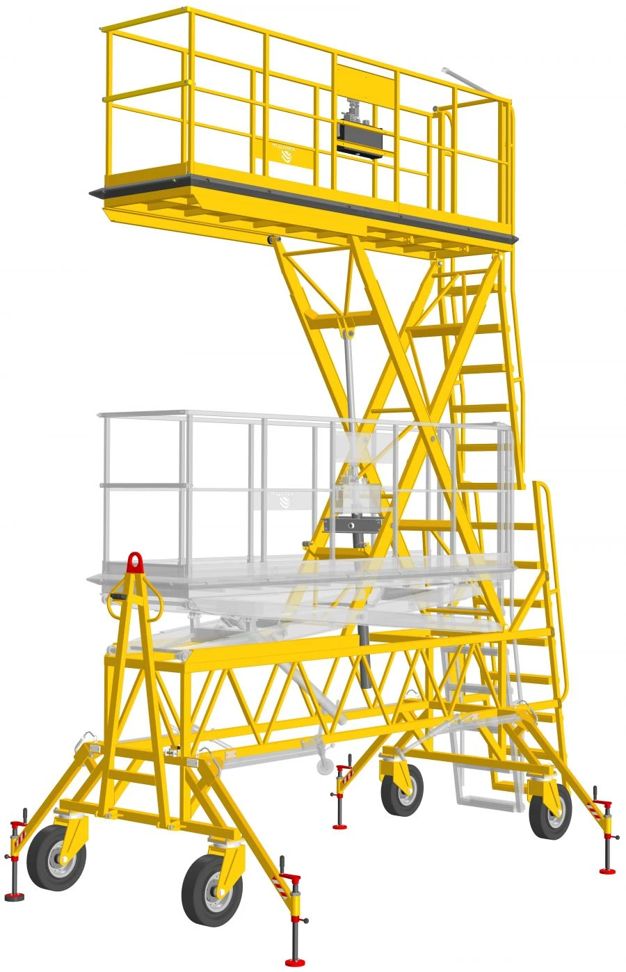 Aviation Ladder AS-12 for Aircraft Maintenance