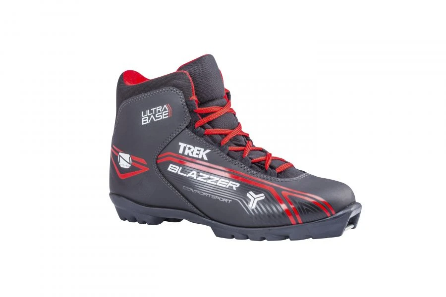 Trek Blazzer2 Black Ski Boots with Red Logo N