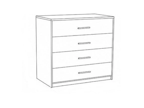 Stylish Chest of Drawers for Home and Office, Art. KM01