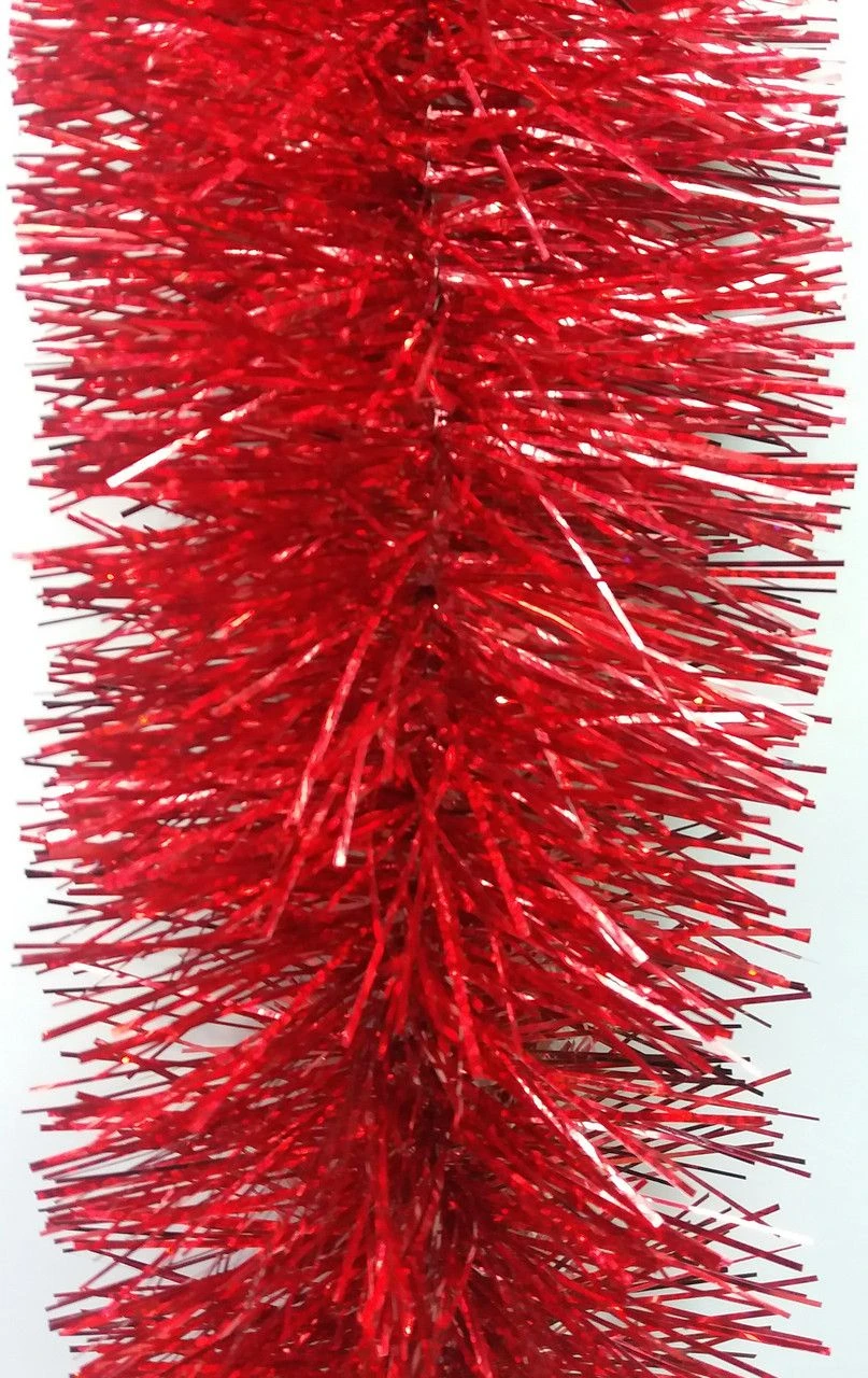 Christmas Tinsel 18M, Red