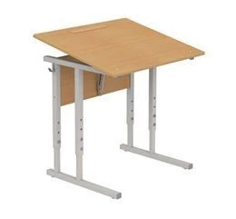 Adjustable Single Student Desk with Inclined Desktop SURN-1
