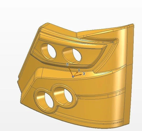 Left Headlight Panel for LiAZ 5292 - Component LK 5292-5301551