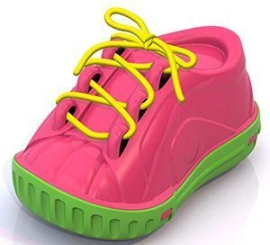 Educational Lacing Shoe Toy in Net for Kids