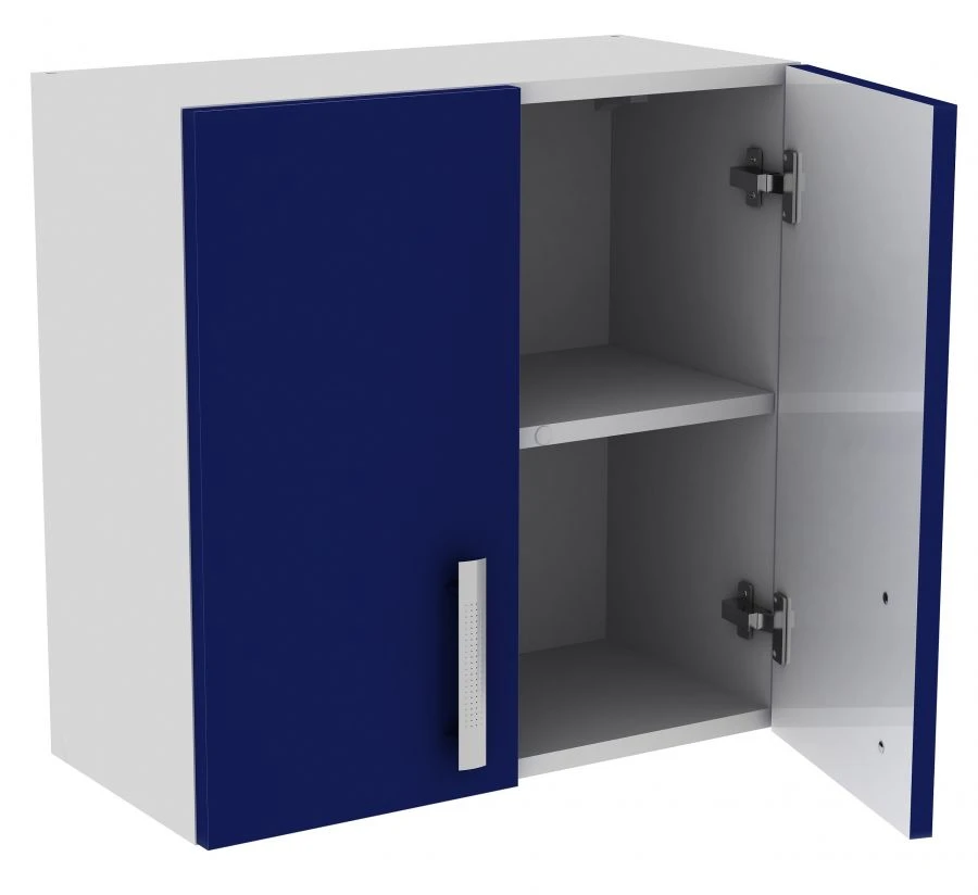 Wall-Mounted Module with Doors and Shelves 104-002-2H, 600x300x400