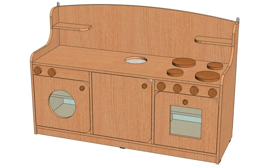 Kitchen Play Area Furniture Set "Kitchen-2" Model: IZ-K2