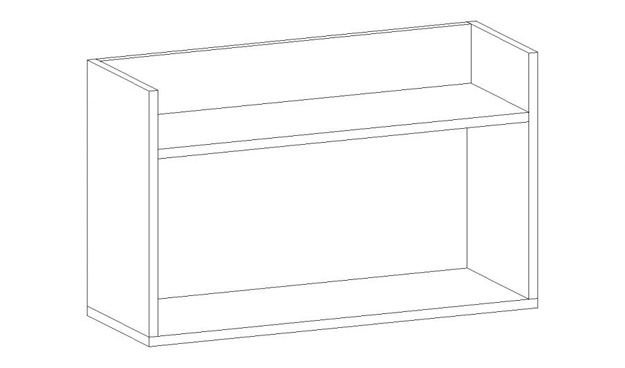 Kitchen Shelf 800x150x200 mm Model P-1