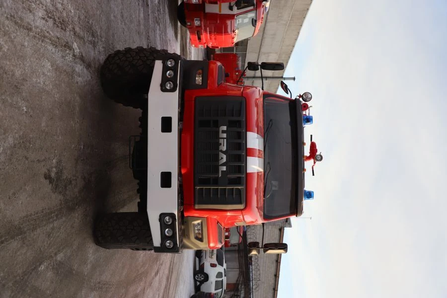 Fire Tanker Truck AC 8.0-40 (5557) on Ural 5557 Chassis