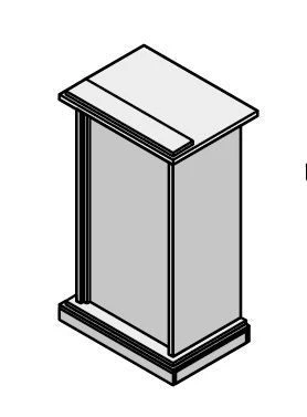 Wooden Tribunes for Various Applications - Work, Blitz, Agat, Rio Base