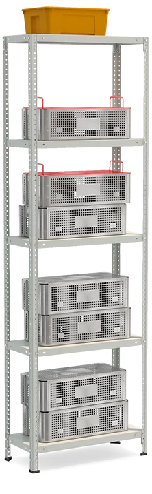 Heavy-Duty Metal Shelving Unit STF Model 735-2.2