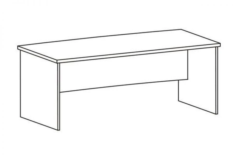 Wooden Office Desk, Model SPD-01