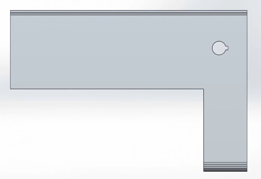 Medium Right Panel for Vehicles - 5299231-5402507-52/B