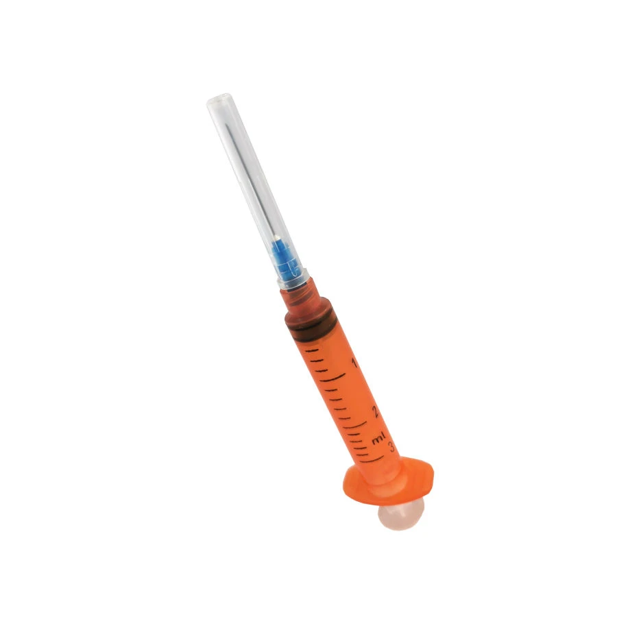 Sterile Single-Use Injection Syringe 3ml with Luer-Lock Tip