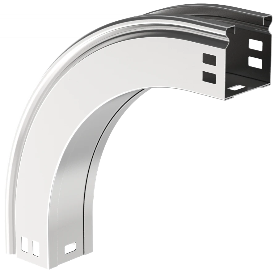 Vertical 90° Smooth Turn CPV41-0-90-050-100 ESCA for Cable Routing