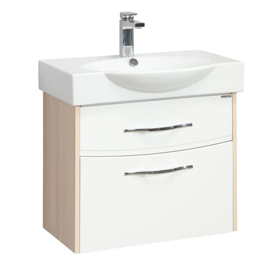 Stylish Wall-Mounted Vanity Cabinet Aquaton Infinity 65