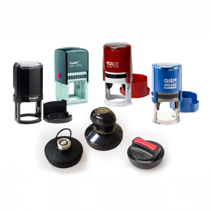 ختم مطاطي مخصص بتصميم محفور بالليزر للاستخدام اليدوي/الآلي