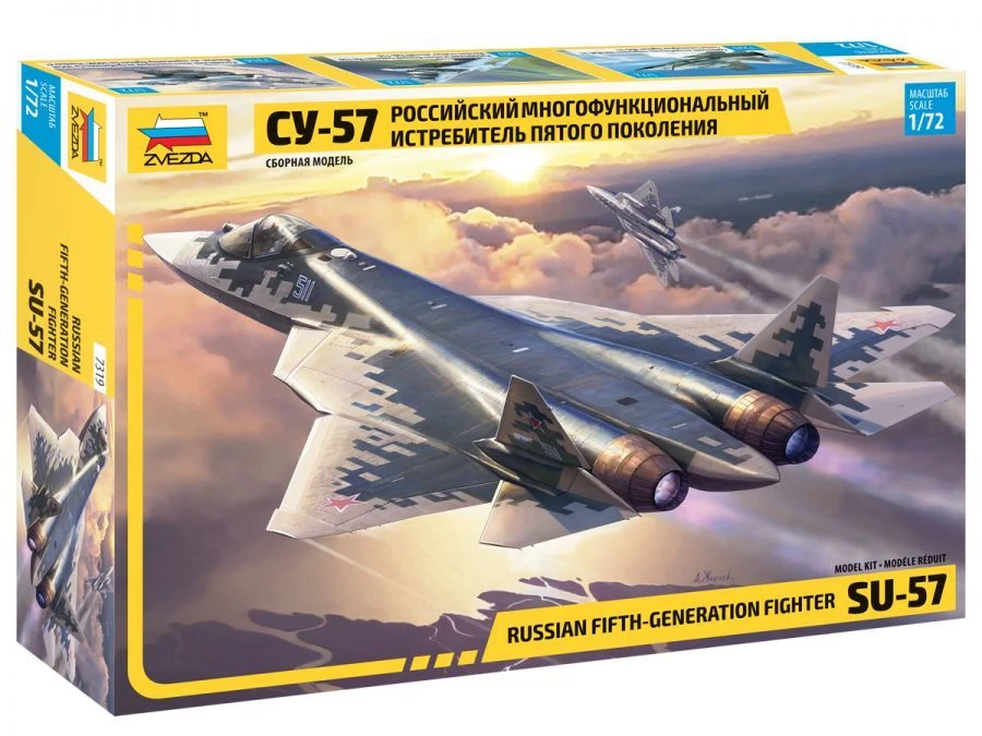 Russian Fifth Generation Fighter Su-57 Model Kit