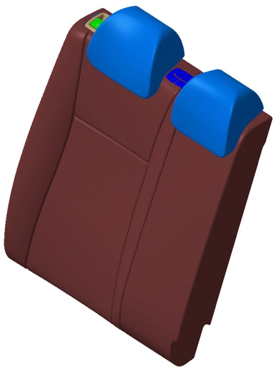 الجزء الأيمن من ظهر مقعد السيارة الخلفي 5DR (FBr PE)