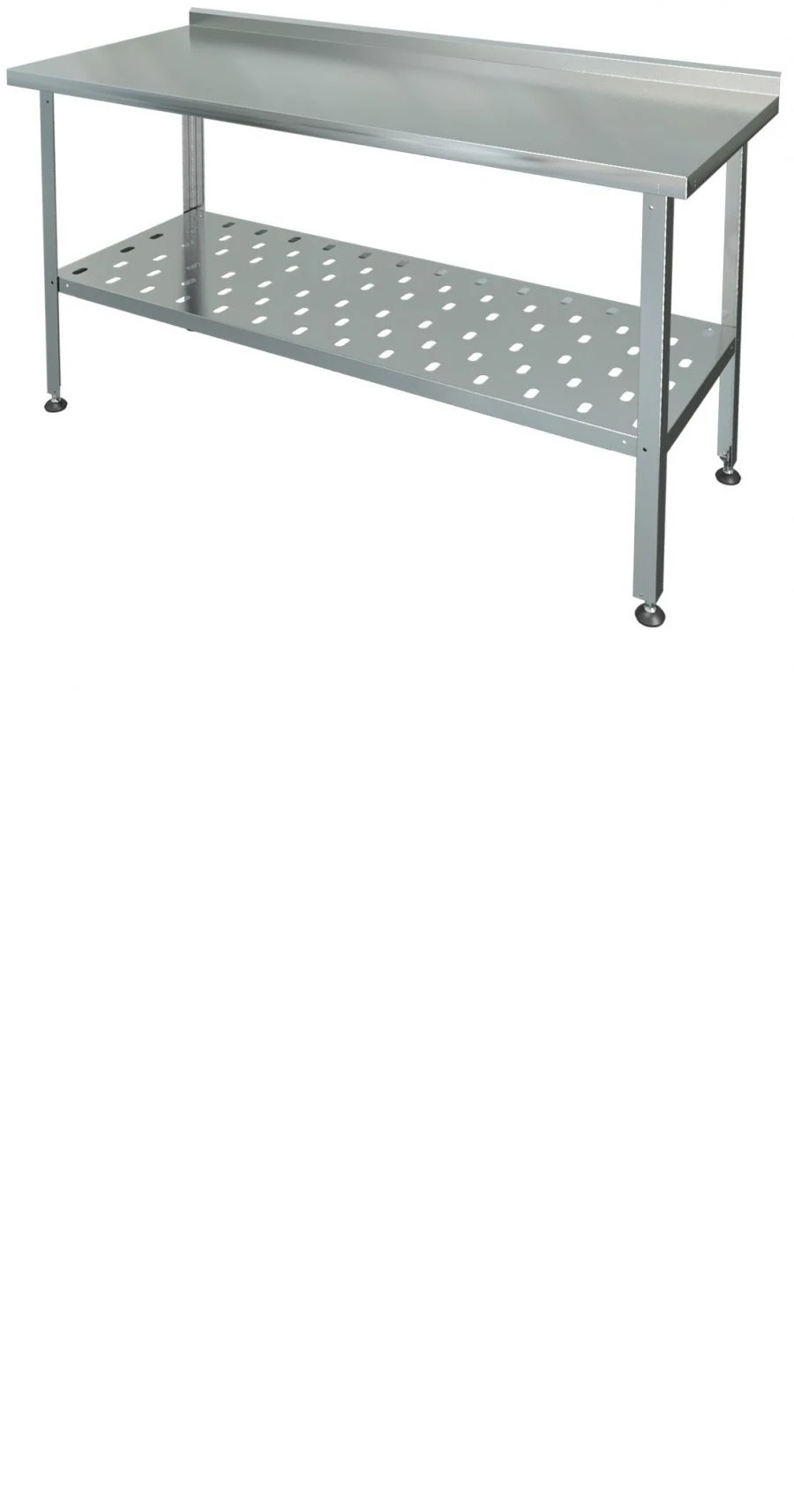 Food Processing Table with Perforated Shelf SRP-...-PR