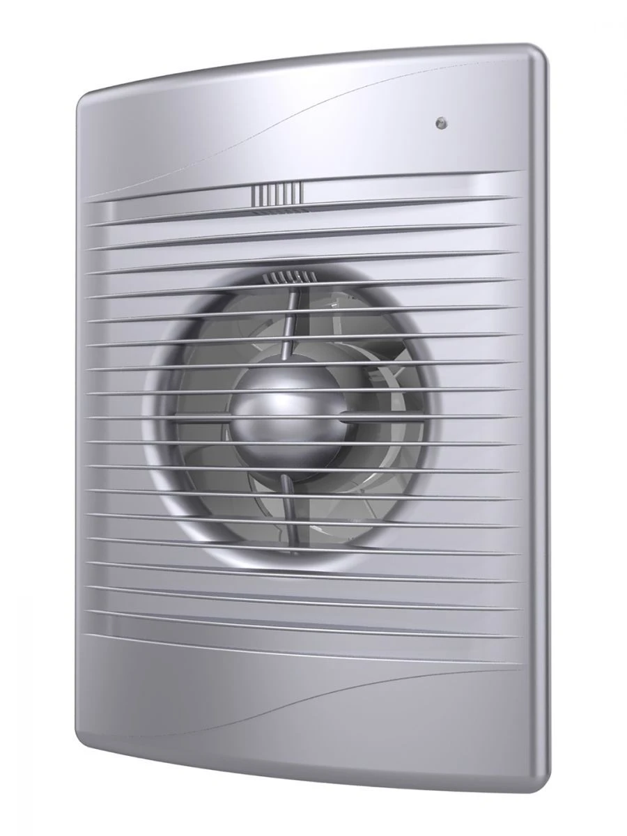 STANDARD 5C Gray Metal Exhaust Fan with Backdraft Damper