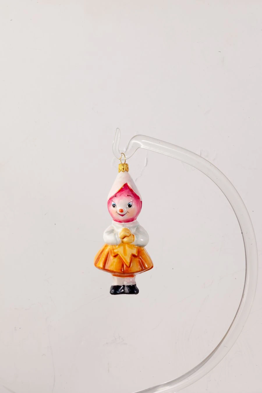 Handmade Glass Christmas Ornament "Radish