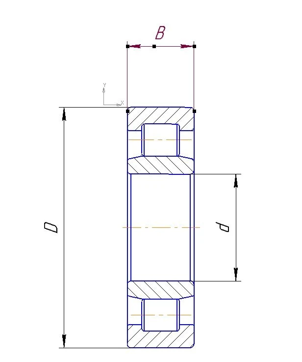 Rolling Bearing 76-732302ЮТ-ЕТУ 100/3