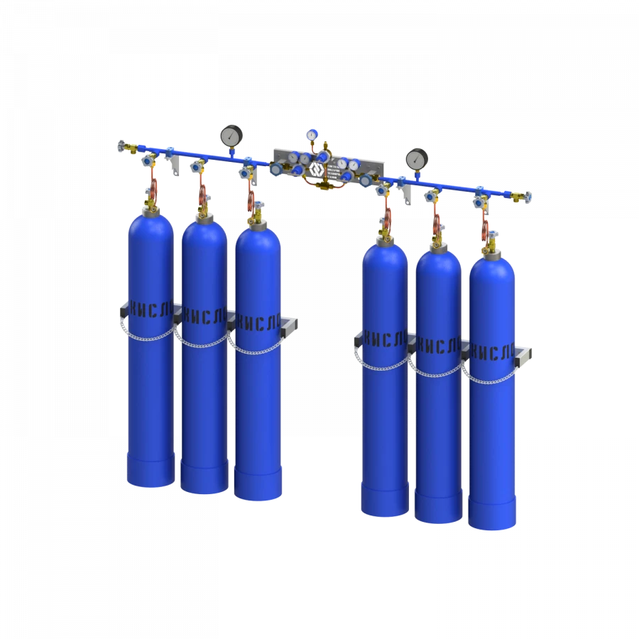رافعة التحويل التلقائية للأكسجين لستة أسطوانات RPAC-6