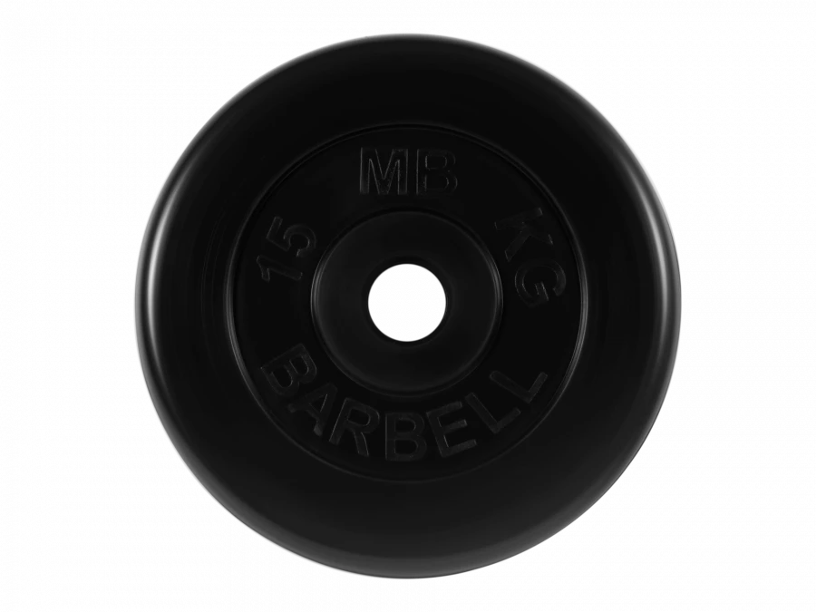 قرص مطاطي قياسي، أسود، 51 مم، 15 كجم - MB-PltB51-15