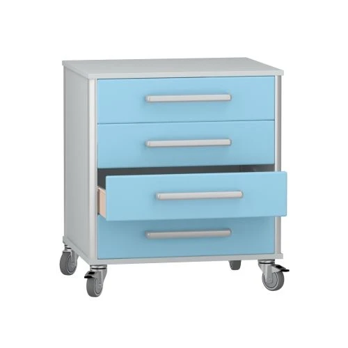 Mobile Medical Cabinet for Storage, Model DM-3-107-08.K2.F3