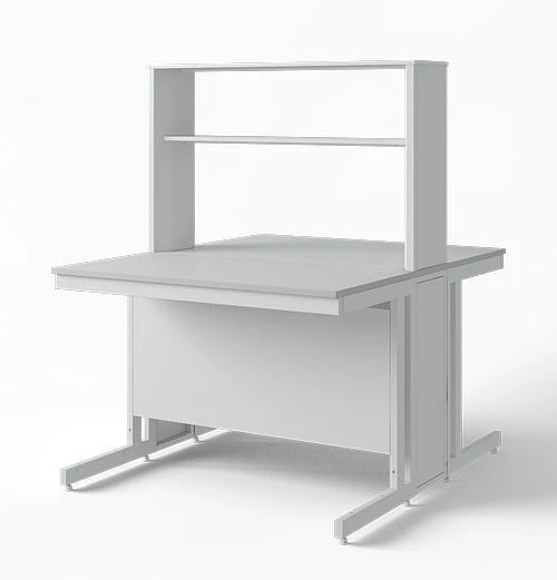 Laboratory Island Table with Polymer Coating: LK-1800 CO