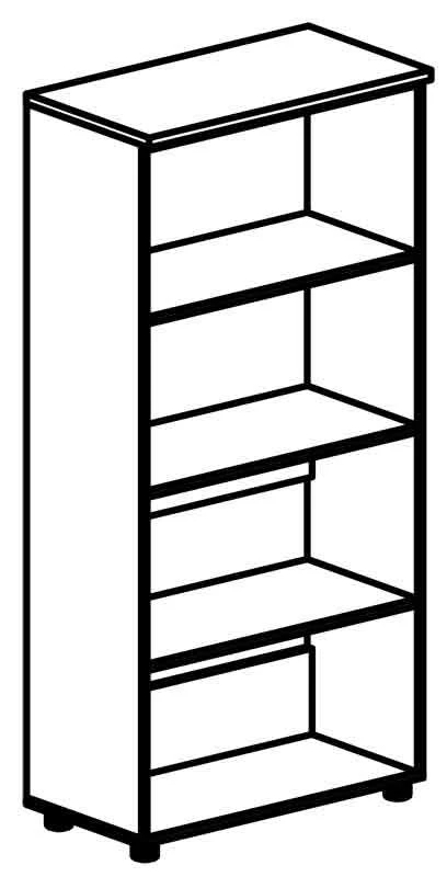 Open Shelf Cabinet 4201 Rhythm Series