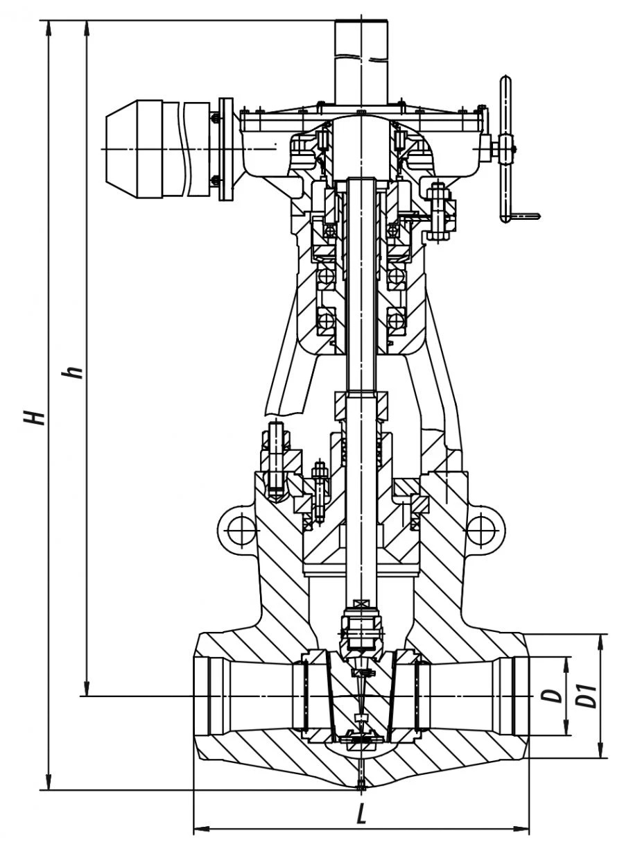 Gate Valve for Water and Steam 880-400-ED