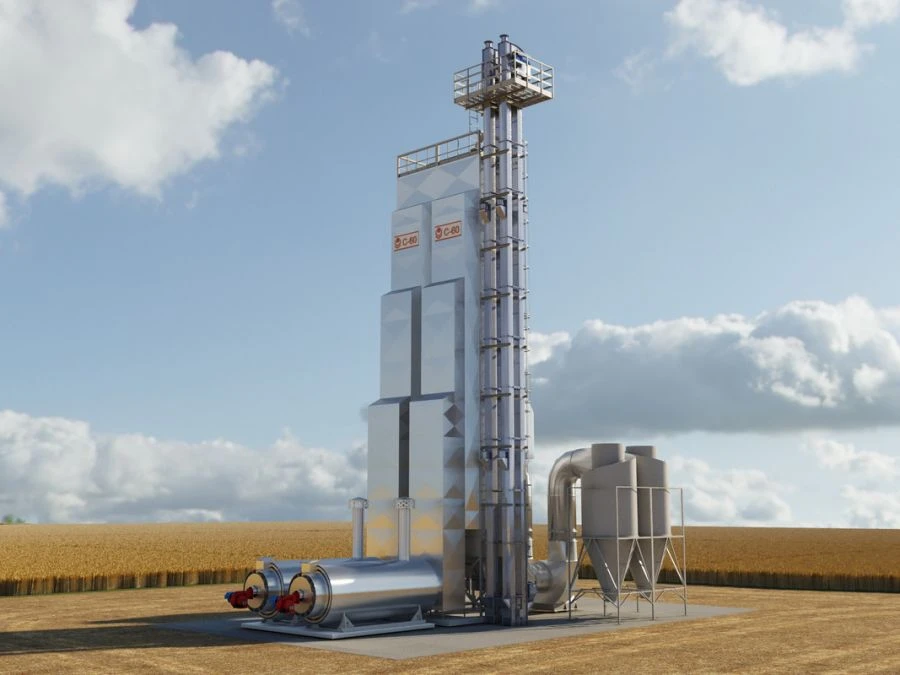 مجفف حبوب نموذج "C" س-60 "ستاندرد" بتسخين غير مباشر