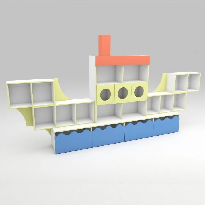 Versatile Books and Toys Storage Cabinet