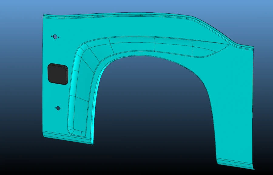 لوحة قوس أمامية يسارية للمركبات 6292-401-5402502